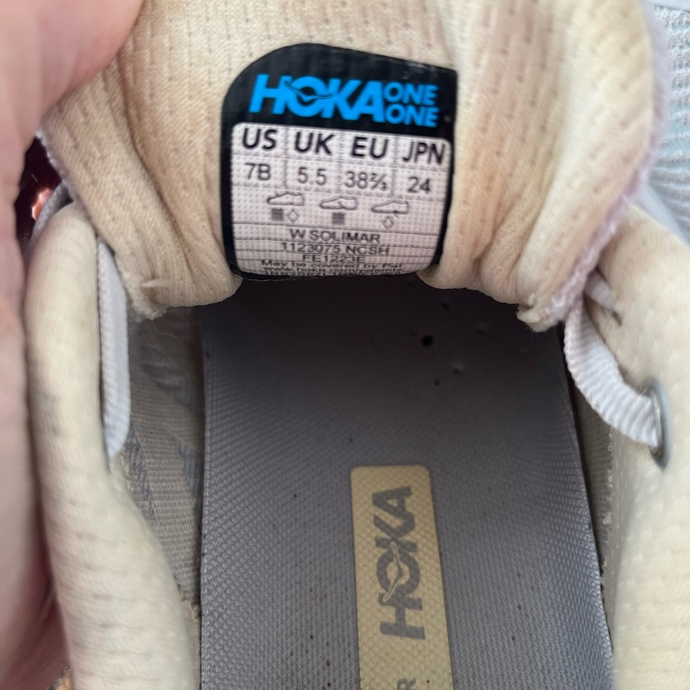 Hoka Women's Light Gray Athletic Shoes - Picture 6 of 6